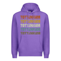Purple Retro Vintage Tottenham London Premium Hoodie - trangStudio