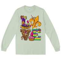 Matcha mardi gras love olivia Long Sleeve Tee - OliviaCreatesArt