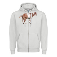 Dove Grey Nubian Goat Zipper Hoodie - LillyAllenDesigns