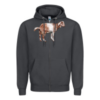 Nubian Goat Zipper Hoodie | Teevron