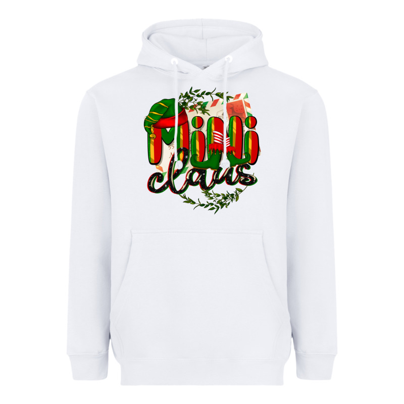 Mini Claus Christmas Heavyweight Hoodie by BarkalooDesign | Teevron