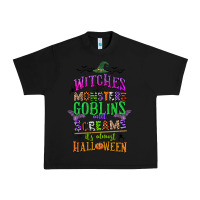 Black witches monsters goblins and screams its almost halloween Urban Heavy Tee - CowGirlArtShop