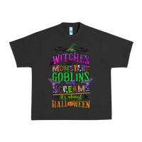 Pigment Black witches monsters goblins and screams its almost halloween Urban Heavy Tee - CowGirlArtShop