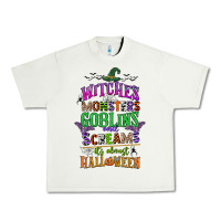 Pistachio witches monsters goblins and screams its almost halloween Urban Heavy Tee - CowGirlArtShop