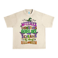 Sandshell witches monsters goblins and screams its almost halloween Urban Heavy Tee - CowGirlArtShop