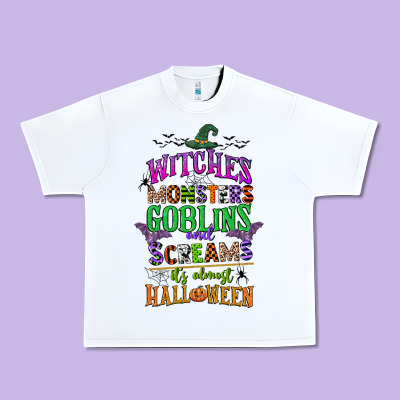 Witches Monsters Goblins And Screams Its Almost Halloween Urban Heavy Tee Designed By Cowgirlartshop