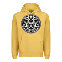 Antique Gold M.C. Escher Circle Limit IV Premium Hoodie - trangStudio