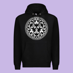 M.c. Escher Circle Limit Iv Premium Hoodie Designed By Trangstudio