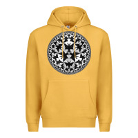 Mustard M.C. Escher Circle Limit IV Premium Hoodie - trangStudio