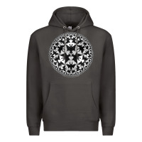 Smoke M.C. Escher Circle Limit IV Premium Hoodie - trangStudio