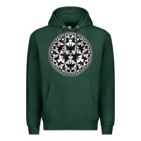 Sports Green M.C. Escher Circle Limit IV Premium Hoodie - trangStudio