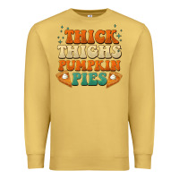 Antique Gold thick thighs pumpkin pies Premium Sweatshirt - BarkalooDesign