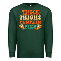 Sports Green thick thighs pumpkin pies Premium Sweatshirt - BarkalooDesign
