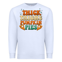 White thick thighs pumpkin pies Premium Sweatshirt - BarkalooDesign