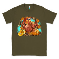 Army Green Turkey pumpkins Classic Tee - NancyCooperArtShop