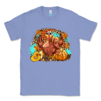 Colony Blue Turkey pumpkins Classic Tee - NancyCooperArtShop