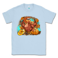 Dusty Blue Turkey pumpkins Classic Tee - NancyCooperArtShop