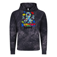 Cloud Black support squad autism Vintage Hoodie - CowGirlArtShop