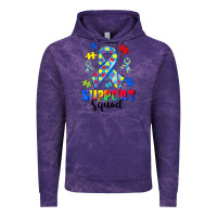 Cloud Purple support squad autism Vintage Hoodie - CowGirlArtShop
