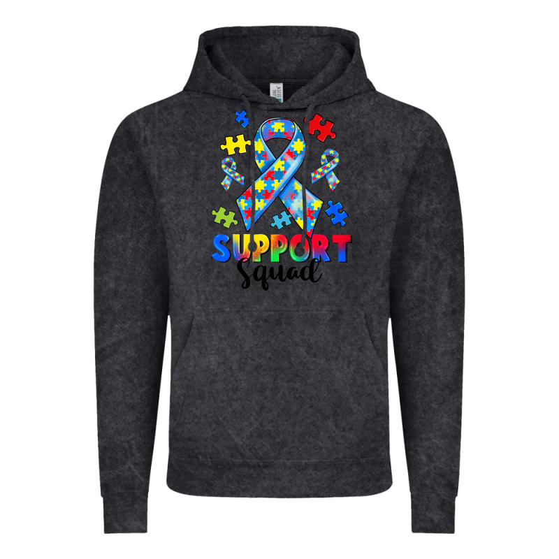 Support Squad Autism Vintage Hoodie by CowGirlArtShop | Teevron