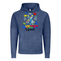 Vintage Denim support squad autism Vintage Hoodie - CowGirlArtShop