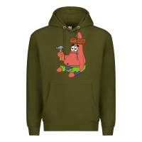 Army Green patrick the star gift Premium Hoodie - trangStudio