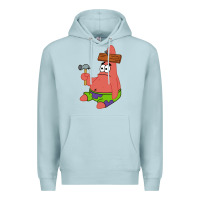 Blue Mist patrick the star gift Premium Hoodie - trangStudio