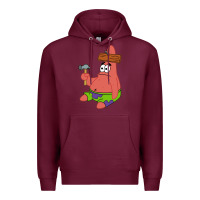 Burgundy patrick the star gift Premium Hoodie - trangStudio