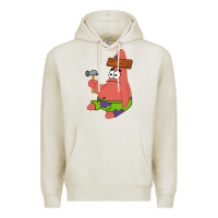 Oatmeal Heather patrick the star gift Premium Hoodie - trangStudio