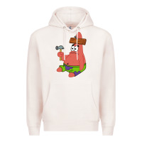 Pale Pink patrick the star gift Premium Hoodie - trangStudio