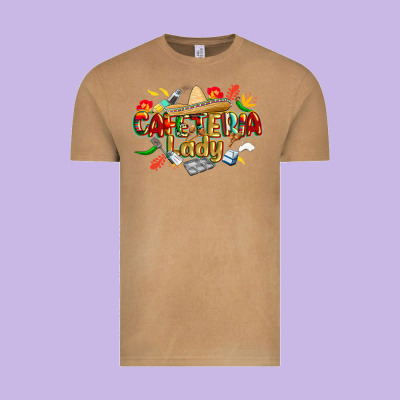 Cinco De Mayo Cafeteria Lady Vintage Tee Designed By Cowgirlartshop