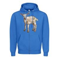 True Royal Baby Saanen Goat Zipper Hoodie - LillyAllenDesigns