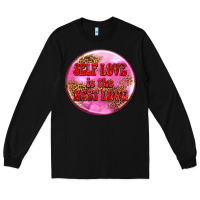 Black self love is the best love olivia Long Sleeve Tee - OliviaCreatesArt