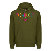Army Green Pediatric PT Physical Therapy Office Staff Appreciation Gift Premium Hoodie - trangStudio