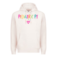 Pale Pink Pediatric PT Physical Therapy Office Staff Appreciation Gift Premium Hoodie - trangStudio