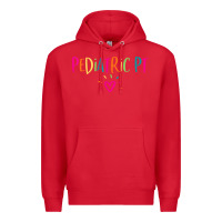 Red Pediatric PT Physical Therapy Office Staff Appreciation Gift Premium Hoodie - trangStudio