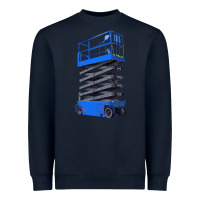 Navy scissor lift Heavyweight Sweatshirt - LillyAllenDesigns