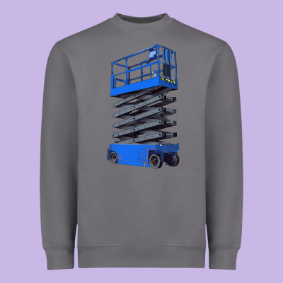 Scissor Lift Heavyweight Sweatshirt Designed By Lillyallendesigns