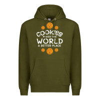 Army Green funny cookie lover baking cookies baker candy gift Premium Hoodie - trangStudio