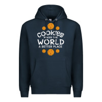 Navy funny cookie lover baking cookies baker candy gift Premium Hoodie - trangStudio