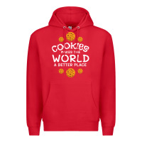 Red funny cookie lover baking cookies baker candy gift Premium Hoodie - trangStudio