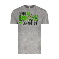 Cloud Rock st. patrick's day one lucky teacher Vintage Tee - RanaPortraitStore