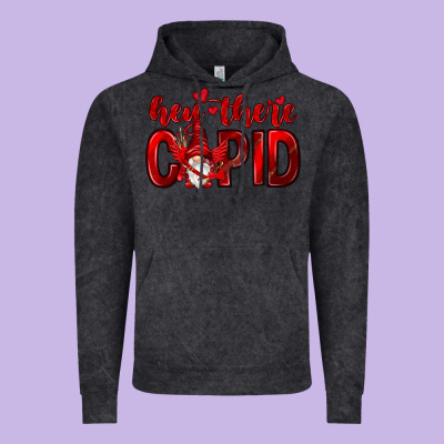 Hey There Cupid Valentine's Day Vintage Hoodie Designed By Howdyjamesfarm