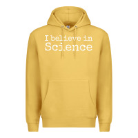Antique Gold Liberal Political Quote for Scientists I Believe in Science Premium Hoodie - trangStudio