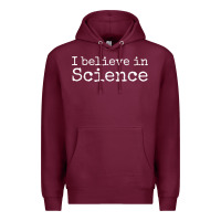 Burgundy Liberal Political Quote for Scientists I Believe in Science Premium Hoodie - trangStudio