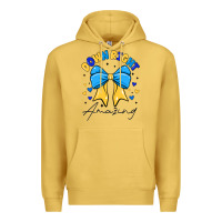 Antique Gold Down Right Amazing Premium Hoodie - CowhideDigitalArt