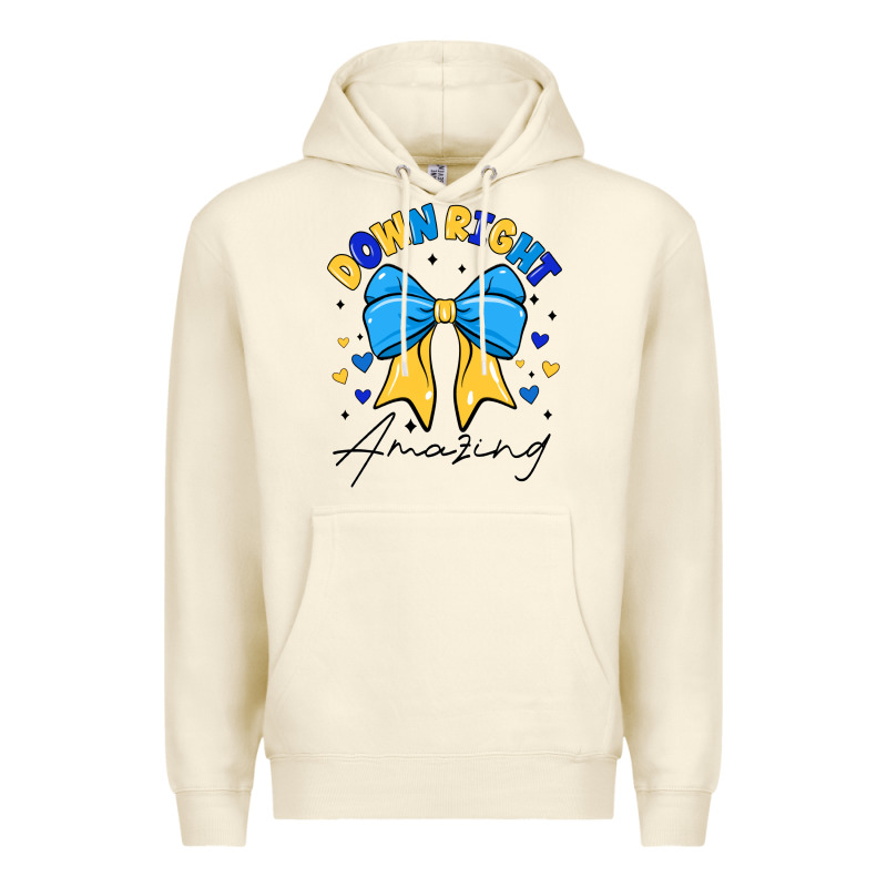 Down Right Amazing Premium Hoodie by CowhideDigitalArt | Teevron