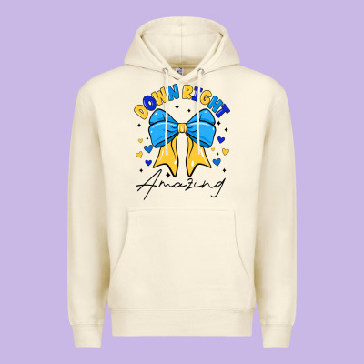 Down Right Amazing Premium Hoodie Designed By Cowhidedigitalart