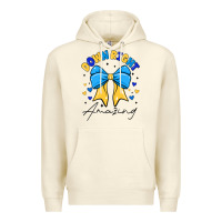 Sandshell Down Right Amazing Premium Hoodie - CowhideDigitalArt