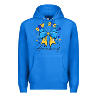 True Royal Down Right Amazing Premium Hoodie - CowhideDigitalArt